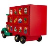 Northlight Advent Calendar Storage Truck Christmas Decoration - 14" - Red - 4 of 4