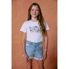 Levi's® Girls' Short Sleeve 'Floral Batwing' T-Shirt - White - 4 of 4