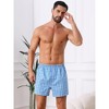 INSPIRE CHIC Men's Cotton Lightweight Breathable Mid-Waisted Plaid Underwear 3 Packs - 2 of 4