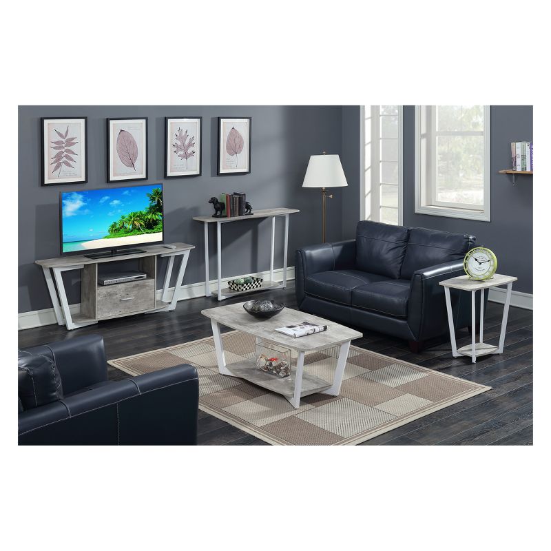 Graystone 1 Drawer TV Stand for TVs up to 60" with Shelves - Breighton Home, 4 of 5
