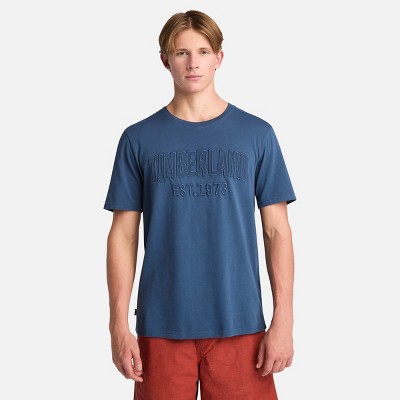 Timberland Men's Washed Embroided Logo T-Shirt
