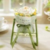 ROBOTIME 3D Puzzles, Puzzle Model Building with branches and floral patterns, for Women Creative Gift, White, 5.12"*5.12"*7.09" - 2 of 4