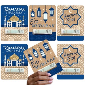 Big Dot of Happiness Ramadan - DIY Assorted Eid Mubarak Cash Holder Gift - Funny Money Cards - Set of 6 - 1 of 4