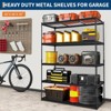 5-Tier Garage Shelving, 2500 Lbs Adjustable Metal Storage Shelves, Capacity Heavy Duty Shelving Unit for Garage, Industrial Utility Shelf Storage - 2 of 4