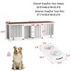 FUFU&GAGA 86.6" Dog Crate Furniture Wooden Dog Kennel with Room Divider and 2 Drawers - 3 of 4