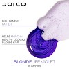 Joico Blonde Life VIOLET Shampoo (10.1 oz) & Blonde Life VIOLET Conditioner (8.5 oz) | Purple Formula For Cool & Bright Blonde Hair | DUO SET Kit - 4 of 4