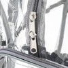 Juvale Clear Backpack Stadium Approved, See Through Bag for Sports, Concert & Festival Events, Gray Trim, 6x12.5x17.5 In - 4 of 4