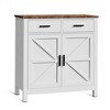 Ridstar Modern Kitchen Storage Cabinet with Storage Functionality, 2 Drawers & 2 Doors-White - 4 of 4