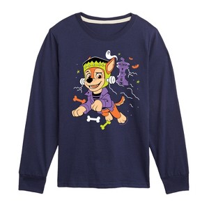 Boys' - Paw Patrol - Chase Halloween Long Sleeve Graphic T-Shirt - 1 of 4
