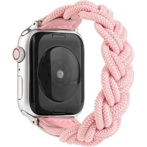 Worryfree Gadgets Braided Nylon Band for Apple Watch 38/40/41mm 42/44/45mm iwatch Series 8 7 6 SE 5 4 3 2 1 - 1 of 4