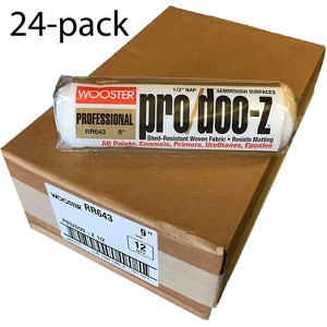 Wooster Genuine 9" Pro/Doo-Z 1/2" Nap 24-Pack Roller Cover - RR643-9-24PK - 1 of 1