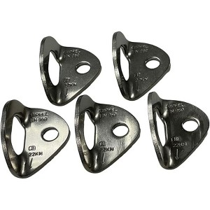 Amber Sports 22kN Bolt Hanger Stainless Steel Climbing Anchor Reliable and Durable Climbing Gear, Metal, Pack of 5 - 1 of 4