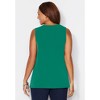 Catherines Women's Plus Size Crisscross Timeless Tank - 3 of 4