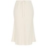 Women's Plus Size Vivien Linen Skirt - cream | CITY CHIC - 3 of 4