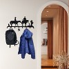 Cowboy Metal Wall Mounted Coat Rack - 2 of 4