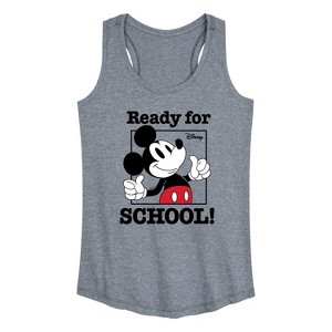 Women's - Disney - Ready For School Graphic Racerback Tank - 1 of 4