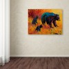 Marion Rose 'Double Trouble Black Bear' Canvas Art-35x47 - 3 of 3