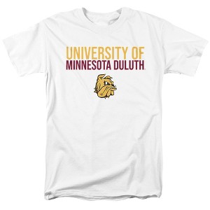 University of Minnesota Duluth Official Stacked Adult T Shirt, Charcoal - 1 of 4