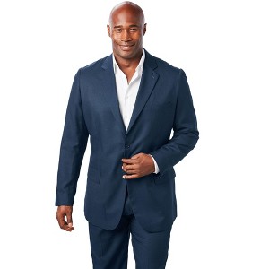 KingSize Men's Big & Tall Easy Movement Two-Button Jacket - 1 of 4