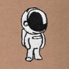 Dalix Astronaut Embroidery Relaxed Crewneck Sweatshirt Soft Fleece Fit Lounge Mens - 2 of 4