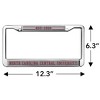 North Carolina Central School Logo Full Size Standard License Plate Metal Frame - 4 of 4