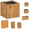 vidaXL Garden Raised Bed Flower Pot Plant Box Outdoor Solid Acacia Wood - 2 of 4