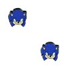 Sonic The Hedgehog 3 Earrings 4-Pair Character Design Stud Jewelry Earring Set Multicolored - 2 of 4
