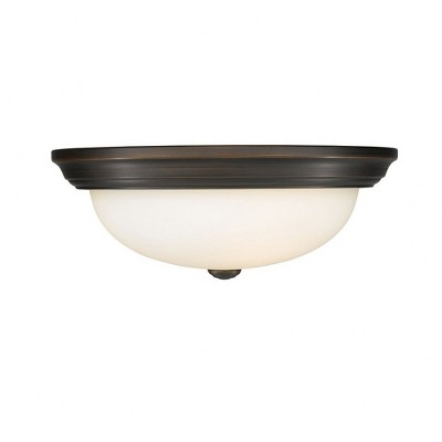 Millennium Lighting 3 - Light Flush Mount in  Rubbed Bronze