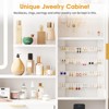 Large Makeup Vanity with Jewelry Storage, Lots Shelves & Power Strip, Dressing Table - 4 of 4