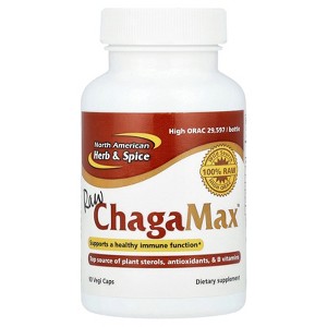 North American Herb & Spice Raw ChagaMax™, 90 Vegi Caps - 1 of 4