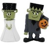 Transpac Mr and Mrs Frankenstein Resin Figurines Halloween Decor Multicolor Tabletop Mantel Decorative Objects Gift - 3 of 4