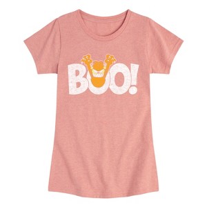 Girls' - Garfield - Garfield Boo Fitted Short Sleeve Graphic T-Shirt - 1 of 4