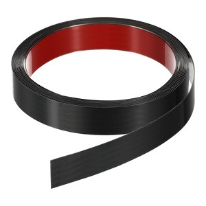 Unique Bargains Self-Adhesive Stainless Steel Mirror Finish Peel and Stick Wall Trim - 1 of 4