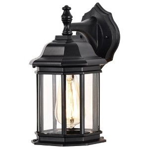 Nuvo Lighting Hopkins 1 - Light Lantern in  Matte Black - 1 of 4