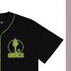 Mens The Grinch Baseball Jersey - Mens Classic Dr Suess The Grinch Mesh Button Down Baseball Jersey - Dr Suess The Grinch Fashion Shirt - 4 of 4