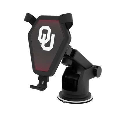 Keyscaper University of Oklahoma Sooners Linen 10-Watt Wireless Car Charger