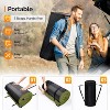 VINGLI 3 "Memory Foam Sleeping Pad Camping Mattress, Portable Floor Mattress Sleeping Mat Bed Roll Up for Guests Adult with Pillow & Phone Pocket - 2 of 4