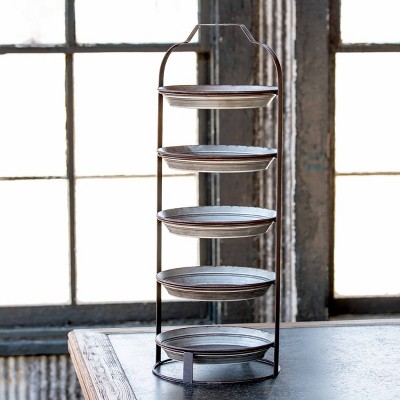 Park Hill Collection 5-Tier Pie Pan Display Rack