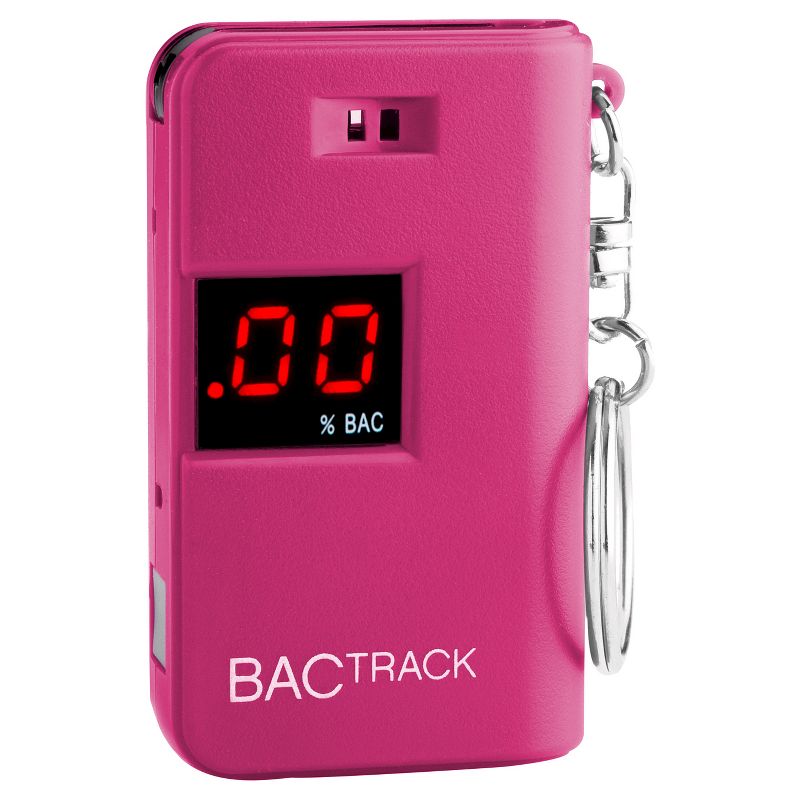 Bactrack Keychain Breathalyzer - Pink, 2 of 3