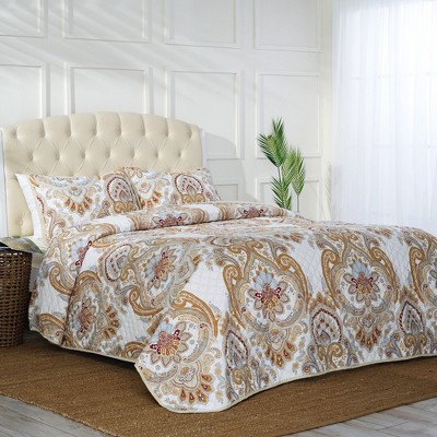 Mellanni Ultrasonic Quilted Coverlet Set