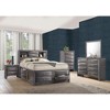 Madison Chest Gray - Picket House Furnishings: 5-Drawer Vertical Storage, Bedroom Organizer - 3 of 4