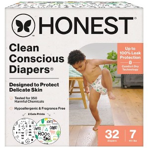 The Honest Company Clean Conscious Disposable Diapers - (Select Size and Pattern) - 1 of 4