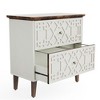 Resenkos File Cabinet, Filing Cabinet for Home Office, Wood File Cabinet, 2-Drawer Filing Cabinet Storage Cabinet,White - 2 of 3