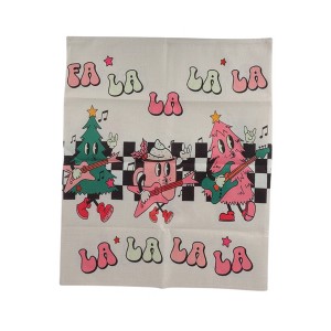 Unique Bargains Dining Chair Slipcovers Linen Pink 22.83"x19.29" 1Pc - 1 of 4