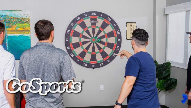 GoSports 3&#39; Giant Cork Dartboard with 12 Giant Darts and Scoreboard, 2 of 8, play video