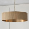 Capital Lighting Donovan 4 - Light Chandelier in  White Wash/Matte Brass - 4 of 4
