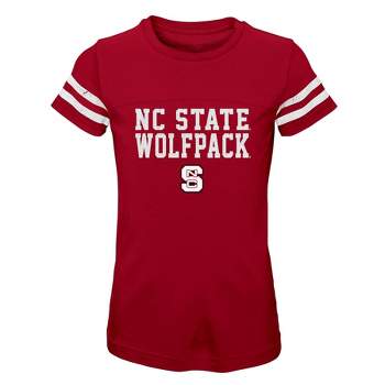 NCAA NC State Wolfpack Girls' Striped T-Shirt