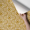 Mademoiselle Peel & Stick Wallpaper Yellow - Opalhouse™: Removable, Self-Adhesive, Temporary, Stain-Resistant, Washable - 4 of 4