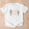 Simply Sage Market Wild And Free Cactus Garment Dyed Tee - 3 of 4