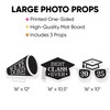 Big Dot of Happiness Graduation Cheers - Grad Cap, Megaphone, and Sunglasses Decorations - 2025 Graduation Party Large Photo Props - 3 Pc - 3 of 4